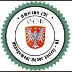 Omicron Chi OX Honor Society International business
